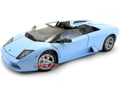 Cochesdemetal.es 2004 Lamborghini Murcielago Roadster Azul 1:18 Bburago 12070