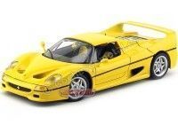 1995 Ferrari F50 Coupe Amarillo 1:18 Bburago 16004