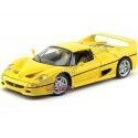Cochesdemetal.es 1995 Ferrari F50 Coupe Amarillo 1:18 Bburago 16004