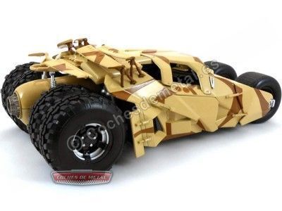 Cochesdememetal.es 2012 The Dark Knight Trilogy Batmobile "Camouflage Tuler" 1:18 Hot Wheels BCJ76 2