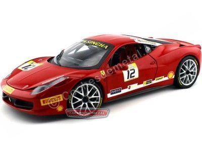 Cochesdemetal.es 2012 Ferrari 458 Challenge Rosso Corsa 1:18 Hot Wheels BCT89