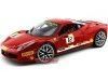 Cochesdemetal.es 2012 Ferrari 458 Challenge Rosso Corsa 1:18 Hot Wheels BCT89