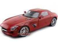 2010 Mercedes-Benz SLS AMG Gullwing Rojo Metalizado 1:18 GT Autos 11002