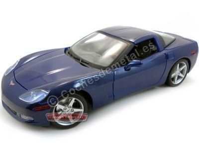 Cochesdemetal.es 2005 Chevrolet Corvette C6 Azul 1:18 Maisto 31117