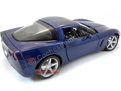 Cochesdemetal.es 2005 Chevrolet Corvette C6 Azul 1:18 Maisto 31117 2