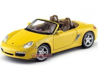 Cochesdemetal.es 2005 Porsche Boxter S Amarillo 1:18 Maisto 31123