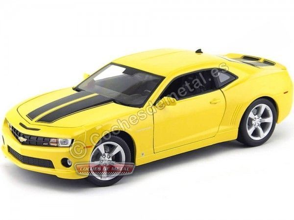 Cochesdemetal.es 2010 Chevrolet Camaro SS RS Amarillo 1:18 Food 31173