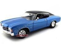 1971 Chevrolet Chevelle Coupé SS 454 Blue-Black 1:18 Maisto 31890