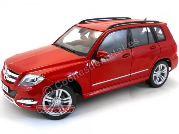 Cochesdemetal.es 2013 Mercedes-Benz GLK 350 4MATIC X166 Rojo 1:18 Maisto Premiere 36200