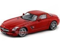 2010 Mercedes-Benz SLS AMG Gullwing Rojo 1:18 Mondo Motors 50106