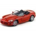 Cochesdememetal.es 2003 Dodge Viper SRT-10 Convertible Rojo 1:18 MOTOR MAX 73137