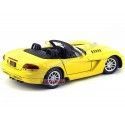Cochesdemetal.es 2003 Dodge Viper SRT-10 Convertible Amarillo 1:18 Motor Max 73137