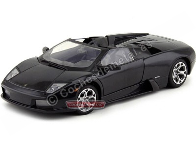 Cochesdemetal.es 2004 Lamborghini Murcielago Roadster Negro 1:18 Motor Max 73169