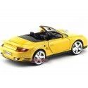 Cochesdemetal.es 2008 Porsche 911 Turbo Cabriolet Amarillo 1:18 Motor Max 73183