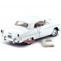 Cochesdemetal.es 1955 Chevrolet Bel Air Convertible Blanco 1:18 Motor Max 73184