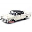 Cochesdemetal.es 1957 Chevrolet Bel Air Hard Top Custom Blanco 1:18 Motor Max 79006