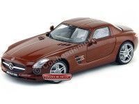 2010 Mercedes-Benz SLS AMG Gullwing Marron 1:18 Motor Max 79162