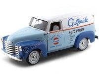 1948 Chevrolet Panel Delivery Gulf Blue-Orange 1:18 Auto World AW250