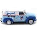 Cochesdemetal.es 1948 Chevrolet Panel Delivery Gulf Blue-Orange 1:18 Auto World AW250