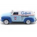Cochesdemetal.es 1948 Chevrolet Panel Delivery Gulf Blue-Orange 1:18 Auto World AW250