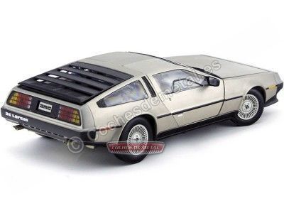 Cochesdemetal.es 1981 DeLorean LK Coupe Acero Inoxidable 1:18 Sun Star 2701 2