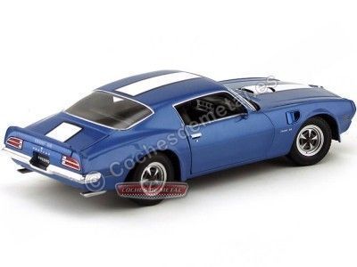 Cochesdemetal.es 1972 Pontiac Firebird Trans AM Azul-Blanco 1:18 Welly 12566 2