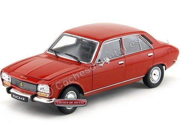 Cochesdemetal.es 1975 Peugeot 504 Rojo 1:18 Welly 18001