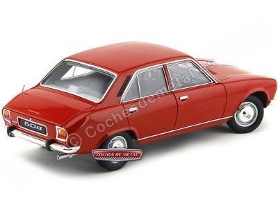 Cochesdemetal.es 1975 Peugeot 504 Rojo 1:18 Welly 18001 2