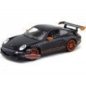 Cochesdemetal.ES 2006 Porsche 911 (997) GT3 RS NEGRO 1:18 Welly 18015