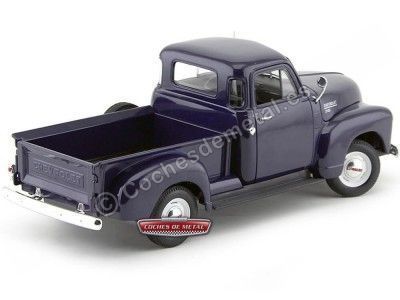 Cochesdemetal.es 1953 Chevrolet 3100 Pick-Up Azul Marino 1:18 Welly 19836 2