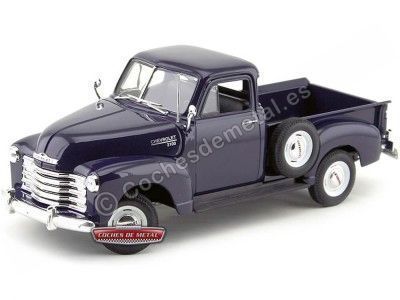 Cochesdemetal.es 1953 Chevrolet 3100 Pick-Up Azul Marino 1:18 Welly 19836