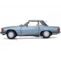 Carsdemetal.es 1977 Mercedes-Benz 350 SL W107 Hard Top Coupe Blue Grel 1:18 Sun Star 4666