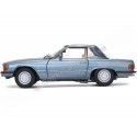 Cochesdemetal.es 1977 Mercedes-Benz 350 SL W107 Hard Top Coupé Blue Grel 1:18 Sun Star 4666