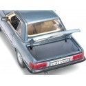 Carsdemetal.es 1977 Mercedes-Benz 350 SL W107 Hard Top Coupe Blue Grel 1:18 Sun Star 4666
