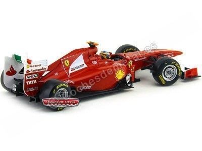 2011 Scuderia Ferrari F150 Italia N5 Fernando Alonso 1:18 Hot Wheels W1073 Cochesdemetal 1 - Coches de Metal  2