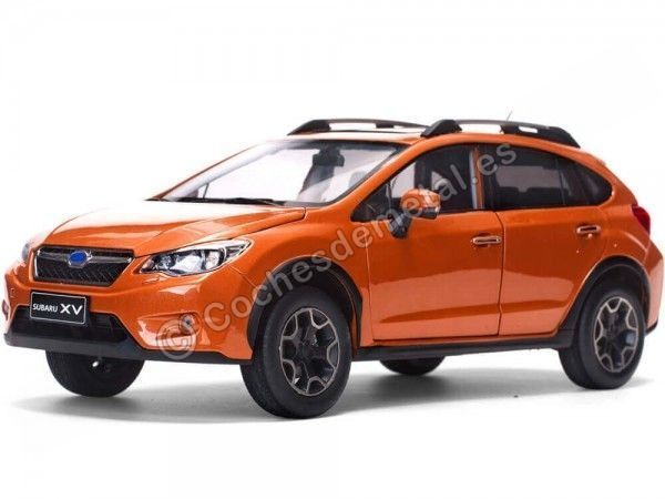 Cochesdemetal.es 2014 Subaru XV Tangerine Orange Pearl 1:18 Sun Star 5571