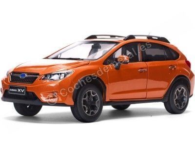 Carsdemetal.es 2014 Subaru XV Tangerine Orange Pearl 1:18 Sun Star 5571