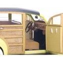 Cochesdemetal.es 1939 Chevrolet Woody Station Wagon Cream/Wood 1:18 Sun Star 6170