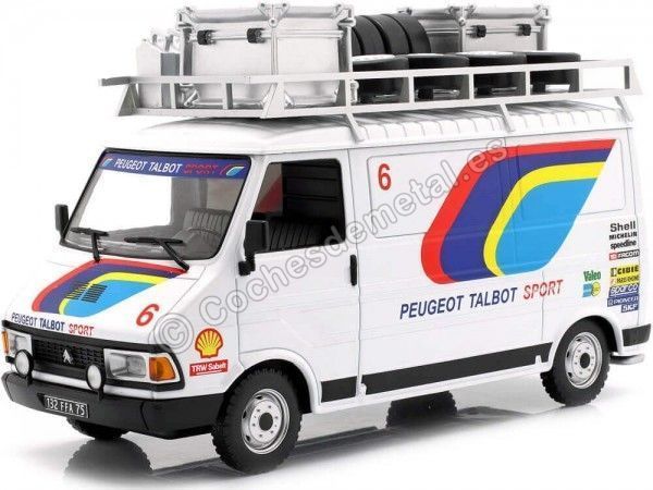 Cochesdemetal.es 1985 Furgoneta Citroen C35 Rallye Assistance 1:18 IXO Models RMC019X