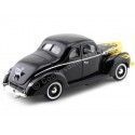 Cochesdemetal.es 1940 Ford Deluxe Negro Con Llamas 1:18 Motor Max 73108