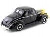 Cochesdemetal.es 1940 Ford Deluxe Negro Con Llamas 1:18 Motor Max 73108