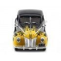Cochesdemetal.es 1940 Ford Deluxe Negro Con Llamas 1:18 Motor Max 73108