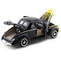 CARSDEMETAL.ES 1940 Ford Deluxe Black avec des flammes 1:18 MOTEUR MAX 73108