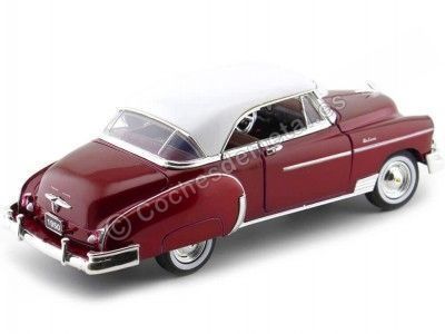 1950 Chevrolet Bel Air Hard Top Granate/Blanco 1:18 Motor Max 73111 Cochesdemetal.es 2