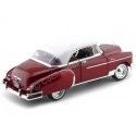 Cochesdemetal.es 1950 Chevrolet Bel Air Hard Top Granate/Blanco 1:18 Motor Max 73111