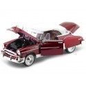 Cochesdemetal.es 1950 Chevrolet Bel Air Hard Top Granate/Blanco 1:18 Motor Max 73111