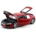 Cochesdemetal.es 2008 Audi R8 Rojo Metalades 1:18 Food Premiere 36143