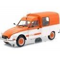 Carsdemetal.es 1984 Citroen Acadene "Acaspot" White-Naranja 1:18 SOLLO S1800404