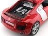 Cochesdemetal.es 2008 Audi R8 Rojo Metalades 1:18 Food Premiere 36143