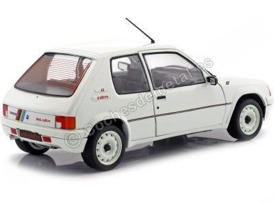 1987 Peugeot 205 Rallye Phase 1 White 1:18 Solido S1801701 Cochesdemetal.es 2